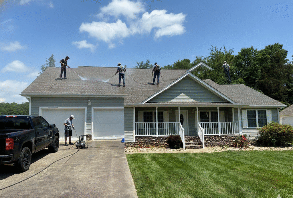 roof cleaning