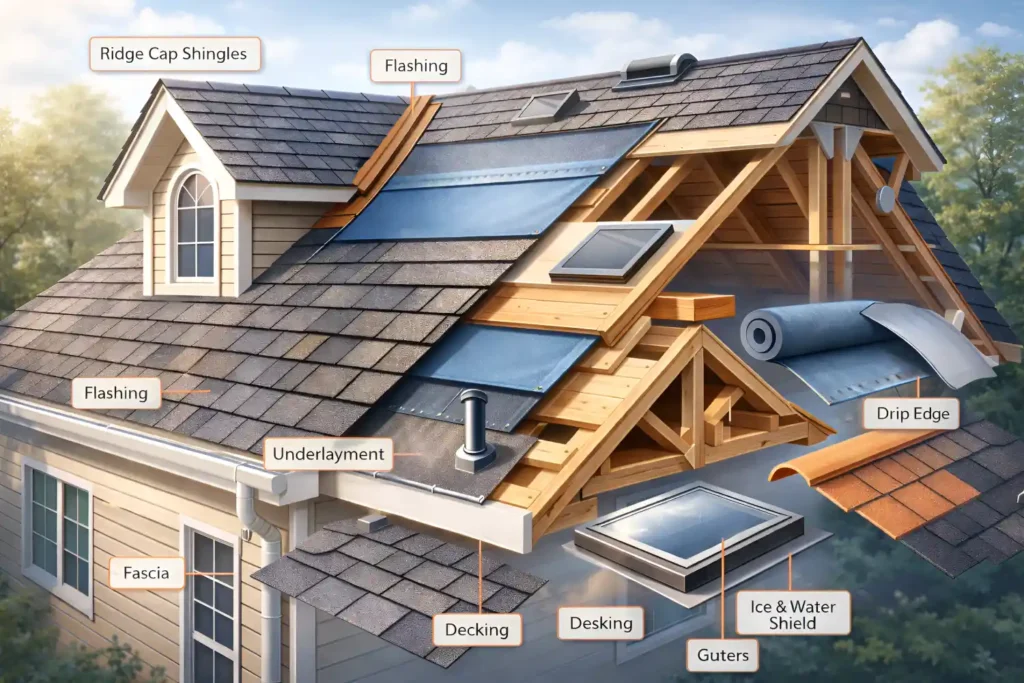 Essential Parts of roof