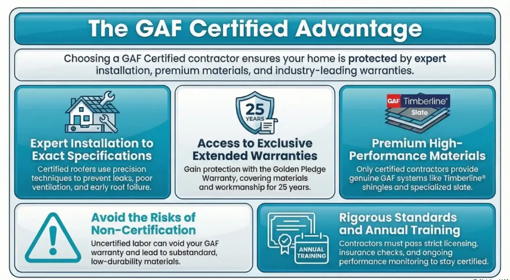 The GAF Certified Advantage