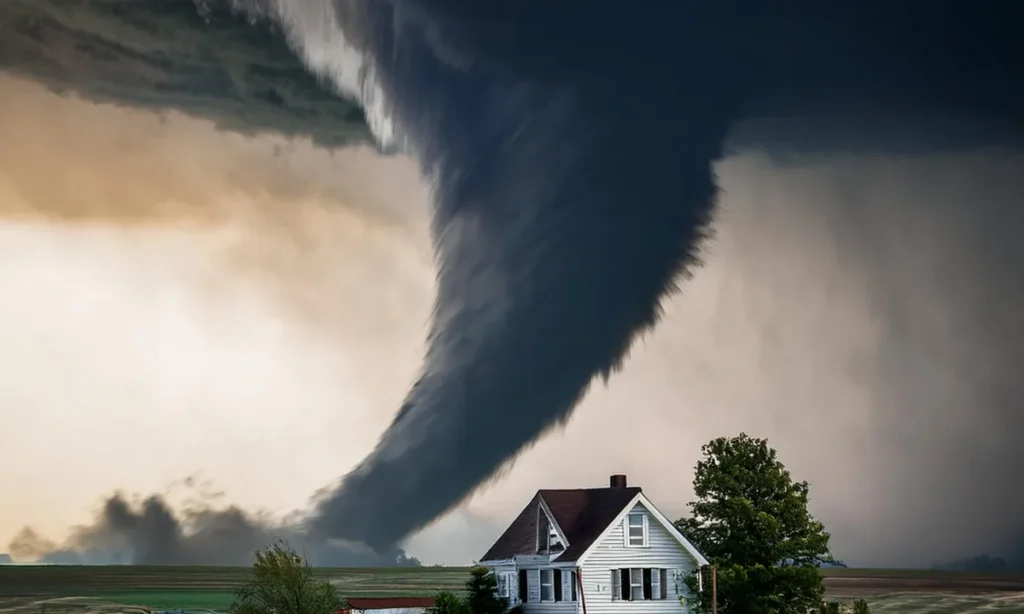 tornado vs straight line wind roof damage