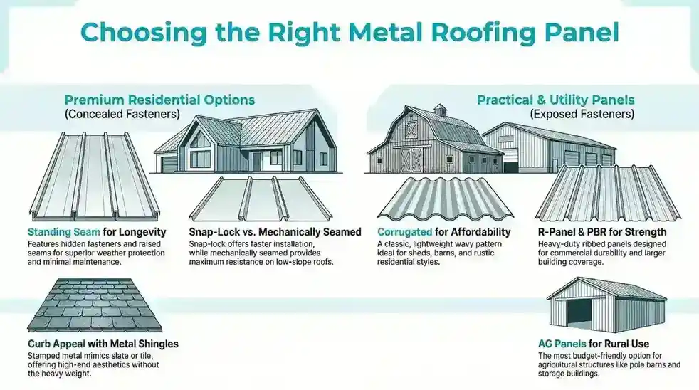 Choosing Metal Roofing Panels